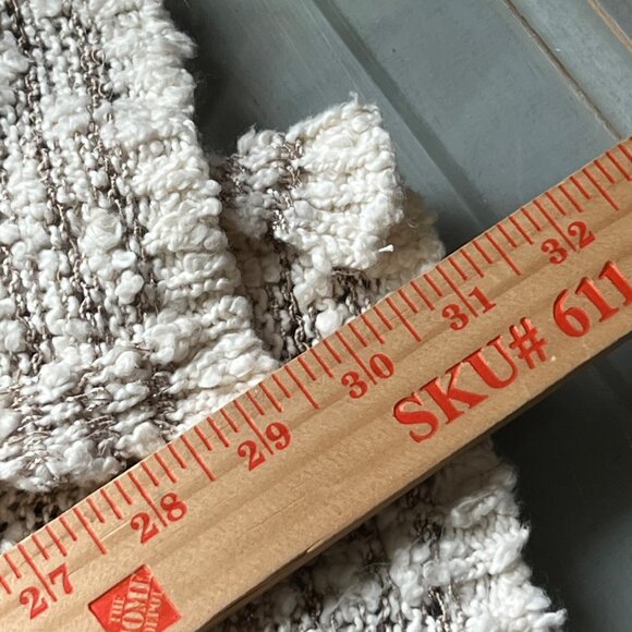 Moth Metallic Cardigan Size Medium Striped Open Front Hooded Long Sleeve Pockets - Picture 8 of 9